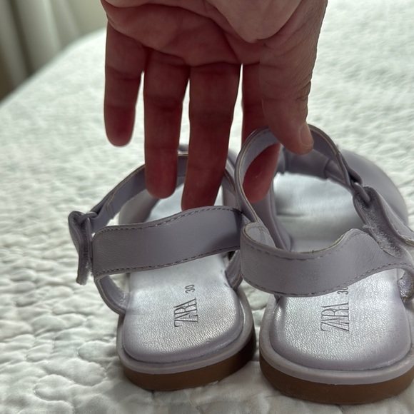Zara Lilac Knotted Sandals - Picture 3 of 5
